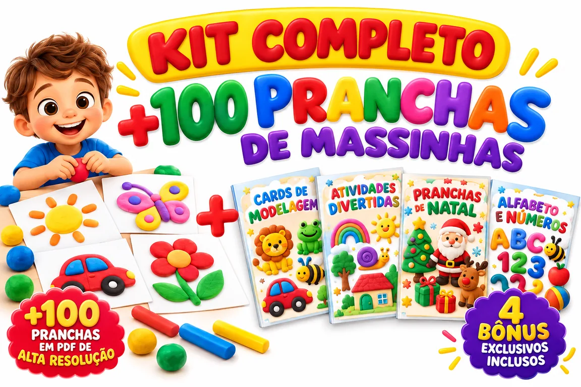 Kit Completo com mais de 100 pranchas e quatro bônus
